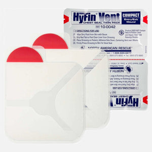 HYFIN Vent Compact Chest Seal Twin Pack