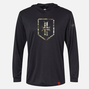 Hooded WPS Sun Shield - Black / Multicam
