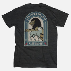Lion & Lamb T-shirt - Charcoal