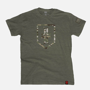 Shield T-shirt - Green / Multicam