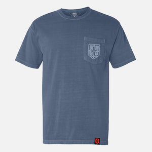 WPS Pocket Tee - Blue/Grey