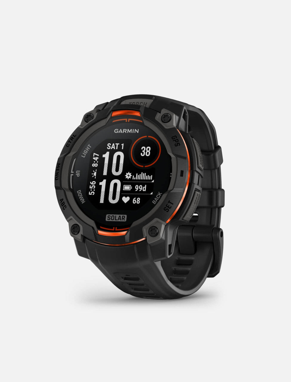 GARMIN INSTINCT ブラック デジタル腕時計 Garmin Instinct 3 Watch - Black
