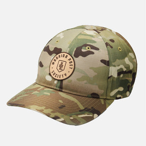 Leather Shield Camo Cap - Strapback