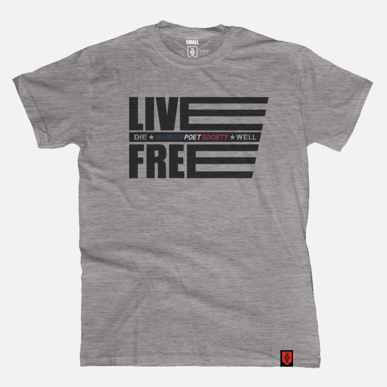 Live Free T-Shirt 2.0 - Dark Heather Grey
