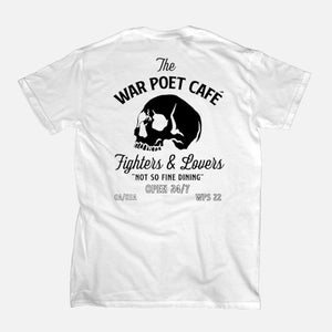 Skull Café T-Shirt - White