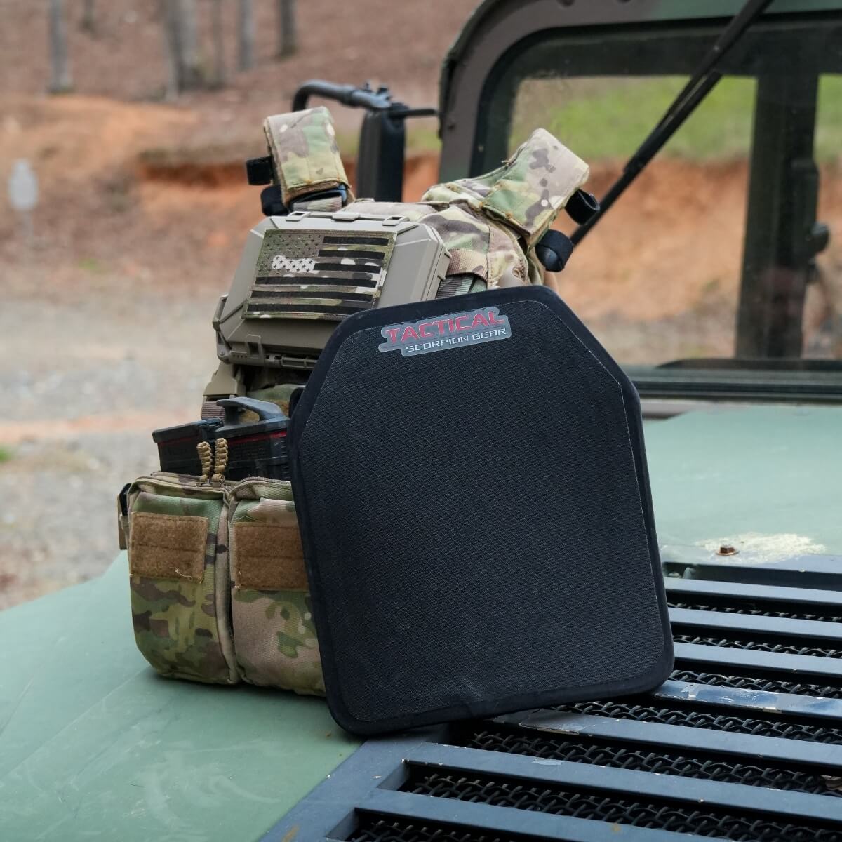 Level III+ PE Polyethylene Body Armor Plate - Multi Curved